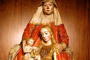 “St. Anne with Mary and Jesus,” 17th century; Cathedral Museum, Santiago de Compostela, Spain