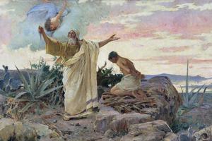 Celestin Medović, “The Sacrifice of Isaac,” 1895