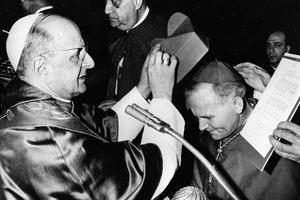 Paul VI makes Karol Wojtyła (future Pope John Paul II) a cardinal in 1967.