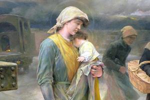 Vicente Cutanda Toraya, “Ensueño o Virgen Obrera,” 1897