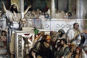 Maurycy Gottlieb, ‘Christ Preaching,’ ca. 1878-1879