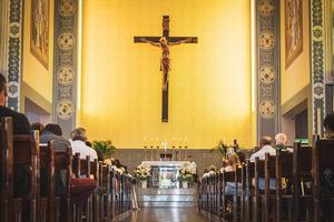 At Mass, we give God perfect and proper thanks. At Mass, we give God perfect and proper thanks.