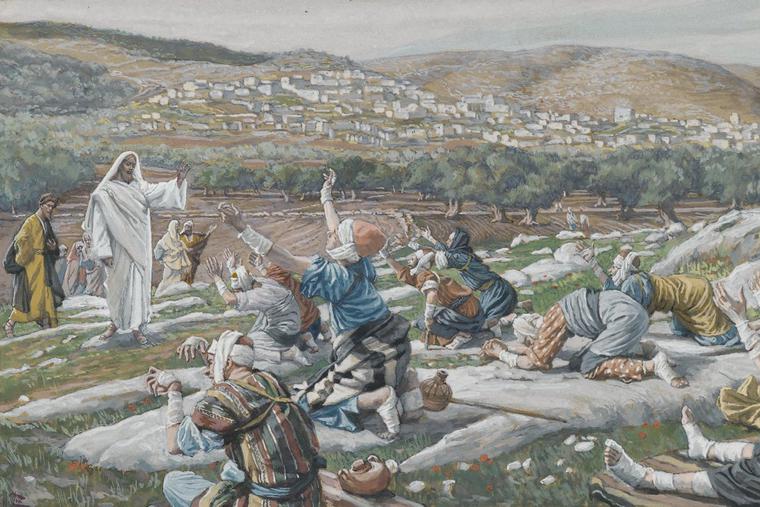 James Tissot (1836-1902), “The Healing of Ten Lepers”