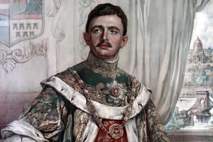 Árpád Basch, “Emperor Charles in the Regalia of the Order of St. Stephen,” 1916 Árpád Basch, “Emperor Charles in the Regalia of the Order of St. Stephen,” 1916