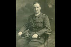 Father Willie Doyle in his uniform.