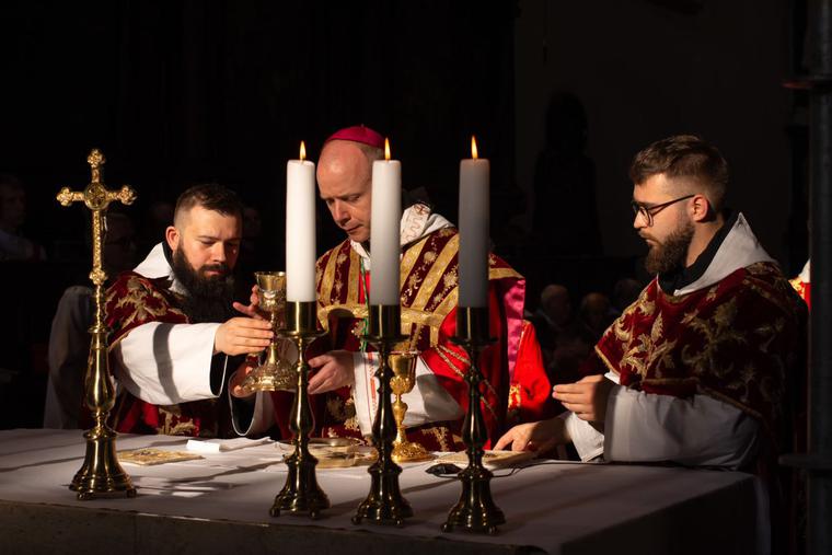 Bishop Erik Varden of Trondheim leads a growing flock.