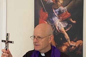 Monsignor Stephen Rossetti has gained thousands of followers on social media after sharing the wisdom he has gained as an exorcist on online platforms. Monsignor Stephen Rossetti has gained thousands of followers on social media after sharing the wisdom he has gained as an exorcist on online platforms.