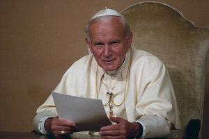 St. John Paul II, circa 1992. St. John Paul II, circa 1992.