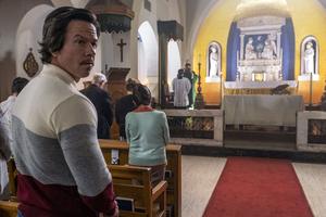 Mark Wahlberg portrays Stuart Long in Columbia Pictures’ ‘Father Stu.’ Mark Wahlberg portrays Stuart Long in Columbia Pictures’ ‘Father Stu.’