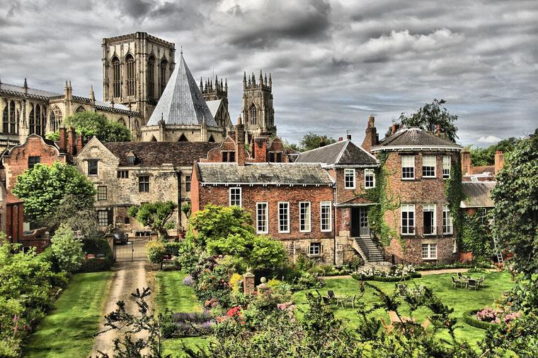 Old English York Minster England Architecture Photo