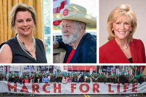 Marjorie Dannenfelser of SBA Pro-Life, Joe Scheidler of the Pro-Life Action League, Attorney General of Mississippi Lynn Fitch.