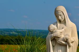 The Church celebrates Mother Mary each Jan. 1. The Church celebrates Mother Mary each Jan. 1.