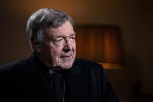 Cardinal George Pell gives an interview to EWTN News in Rome on Dec. 9, 2020.