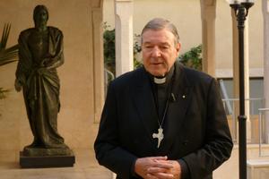 Cardinal George Pell of Sydney is shown during a 2012 interview in Rome.