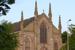 The Metropolitan Cathedral Church of Our Lady of the Assumption (St. Mary's Cathedral, Edinburgh) is a Roman Catholic cathedral located in Edinburgh near York Place.