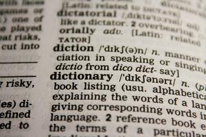 Dictionary Photo Dictionary Photo