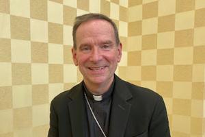 Bishop Michael Burbidge of Arlington, Virginia, at the United States Conference of Catholic Bishops’ fall plenary assembly in Baltimore, Nov. 16, 2022. Bishop Michael Burbidge of Arlington, Virginia, at the United States Conference of Catholic Bishops’ fall plenary assembly in Baltimore, Nov. 16, 2022.