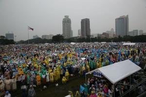 Millions gather in Manila for Pope Francis' closing Mass on Jan. 18, 2015. Millions gather in Manila for Pope Francis' closing Mass on Jan. 18, 2015.