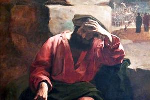 José Ferraz de Almeida Júnior, “Judas’ Regret,” 1880