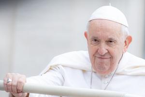 Pope Francis in St. Peter’s Square on March 8, 2023.