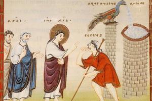 Codex Egberti, “The Healing of the Man Born Blind”