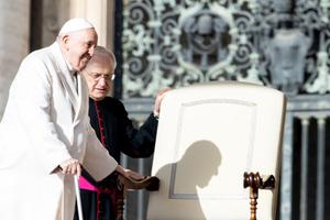 Pope Francis' General Audience in St. Peter's Square on March 29, 2023.