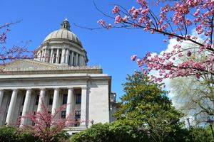Exterior of the Washington State Capitol in Olympia