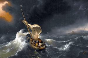 Ludolf Bakhuizen, “Christ in the Storm on the Sea of Galilee,” 1695