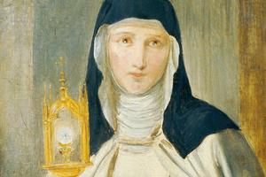 Joseph Hasslwander, “St. Catherine With a Monstrance,” 1838