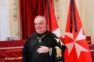Fra’ John T. Dunlap, was sworn in as grand master of the Order of Malta on May 3, 2023.