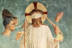 Fra Angelico, “The Mocking of Christ,” ca. 1437-1446