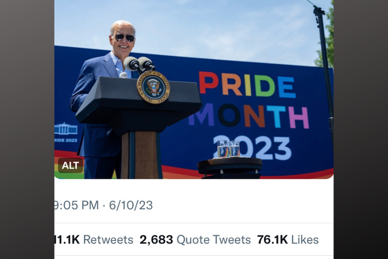 President Joe Biden celebrates Pride Month.