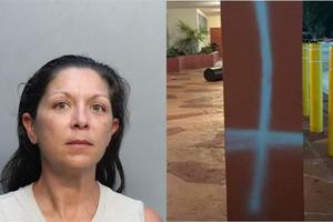 Alfa Illescas, 44, was arrested and charged in connection with the June 10, 2023, vandalism at St. Timothy Catholic Church in Miami.