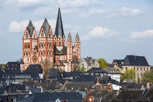 The Catholic Cathedral of Limburg in Hesse, Germany.