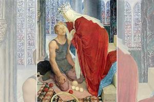 Glyn Warren Philpot, “Le Jongleur du Notre Dame,” 1928