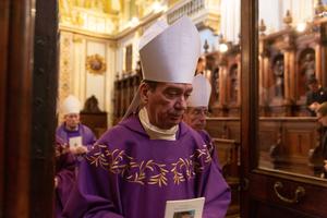 Archbishop Dennis Schnurr of Cincinnati prepares to celebrate Mass at the Basilica of St. John Lateran in Rome in 2020. The Cincinnati shepherd urged Ohio Catholics to stand up for life when voting on a measure to amend the state constitution Nov. 7. 