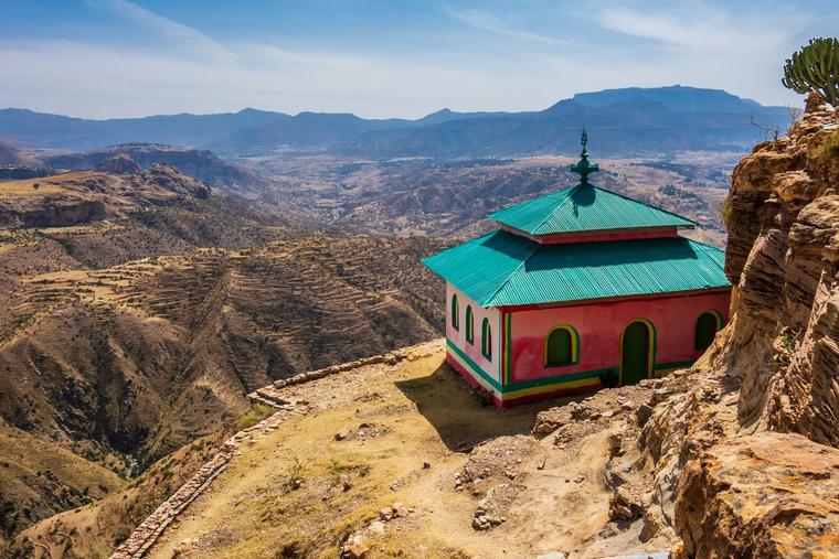 Debre Damo Monastery in Tigray region, Ethiopia