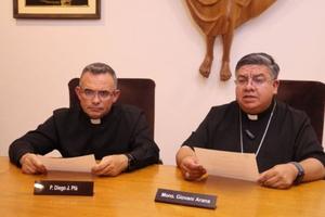 Bolivian bishops express their support for Bishop Robert Flock on Nov. 13, 2023.