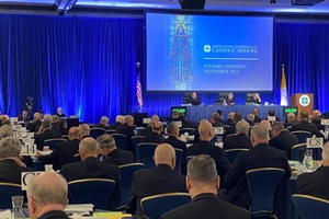 U.S. bishops attend the 2023 USCCB fall assembly.