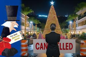 Gov. Gavin Newsom was awarded the 2023 ‘Ebenezer Award’ after canceling traditional holiday celebrations.