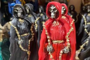 Image of “Santa Muerte,” or “St. Death.”