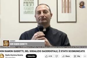 Father Ramon Guidetti has been excommunicated by his local bishop for saying in a homily that Pope Francis “is not the pope” and calling him “a usurper.”