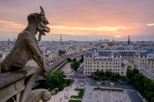 Paris cityscape. 