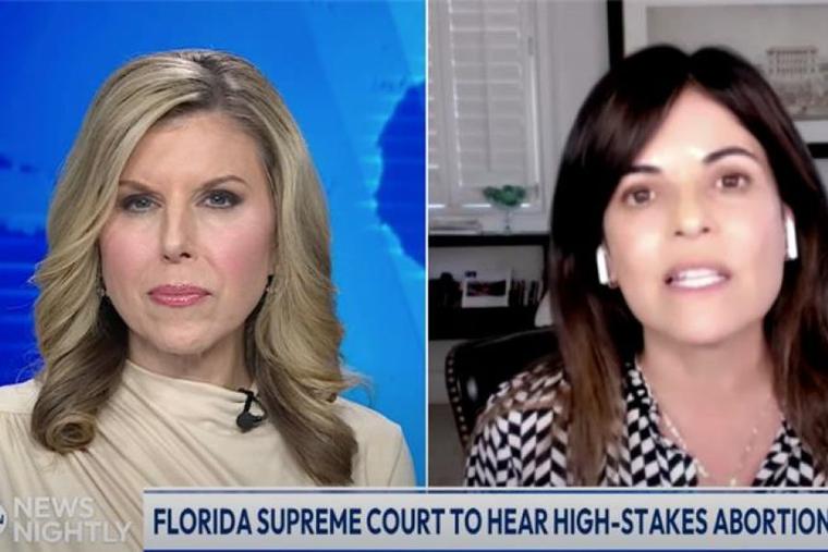 Florida Dr. Grazie Pozo Christie speaks to “EWTN News Nightly” host Tracy Sabol on Florida’s proposed abortion amendment Feb. 6, 2024.