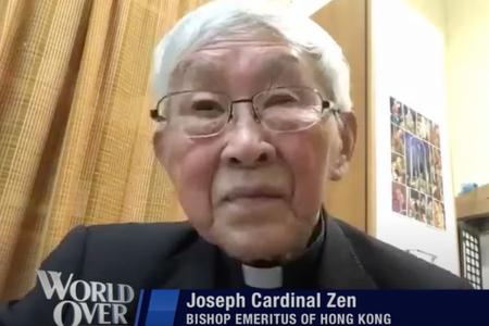 Cardinal Joseph Zen is bishop emeritus of Hong Kong.