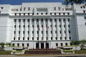 The Alabama State House, located in Montgomery, Alabama.