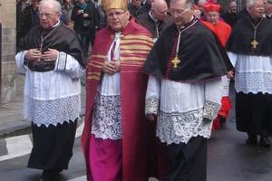 Pope Francis on March 21, 2024, laicized Bishop Emeritus of Bruges, Belgium, Roger Vangheluwe  (center), years after the former prelate admitted to repeatedly sexually abusing his nephew when the latter was a minor.