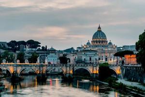 View of the Vatican from the Tiber