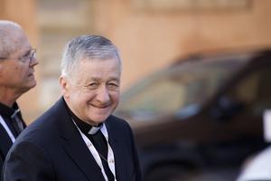 Chicago Cardinal Blase Cupich attends the Synod of Synodality in October 2023.