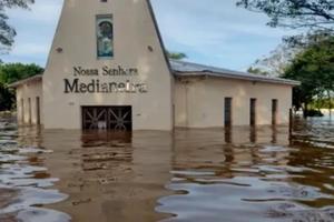 Our Lady of Medianeira is among 31 flooded churches in the Archdiocese of Porto Alegre, Brazil.